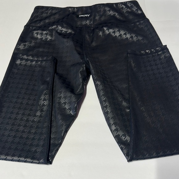 DKNY Black Straight Leg Jeans with Textured Pattern - Picture 6 of 7